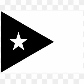 Flag Of Cuba Logo Black And White - Flag Clipart