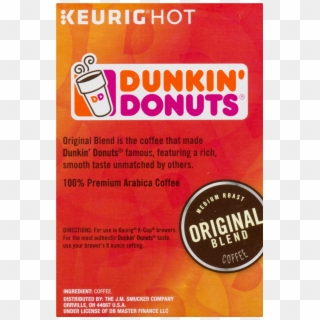 Dunkin' Donuts Original Blend Coffee K-cup Pods, Medium Clipart