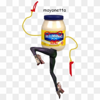 Mayonetta Ng Out Th Hellmanns Real Mayonnaise - Smash Characters With Bayonetta Legs Clipart