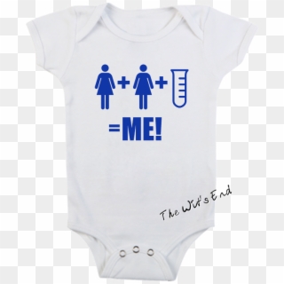 Mommy Mommy Test Tube=me Onesie - Love My Mummies Baby Clothes Clipart