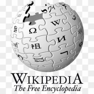 Wikipedia Logo En Big - Wikipedia Logo Text Clipart
