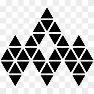 Png File - Triangular Pattern Symmetrical Shape Clipart
