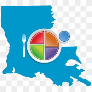 Choose Myplate Louisiana Logo - Lsu Louisiana Clipart