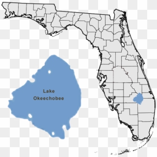Lake Okeechobee Aquatic Plant Management Interagency - Seaside Florida On A Map Clipart