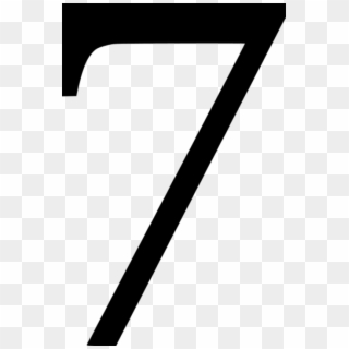 Seven, Bodnar, Number, Pay, Numbers, Digit, Digits - Number Black Seven Clipart