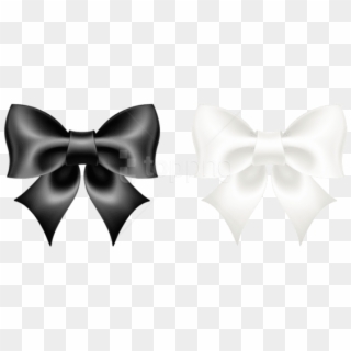 Free Png Download Black And White Bowpicture Clipart - Transparent Background Bow Png