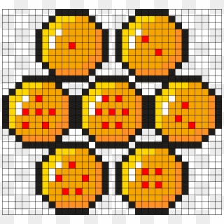 Dragonball Z Balls Perler Bead Pattern / Bead Sprite - Dragon Ball Perler Bead Clipart
