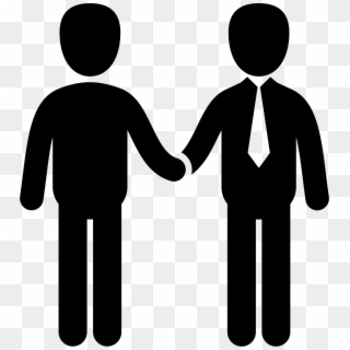 Businessmen Shake Hands Comments - Men Shaking Hands Icon Clipart