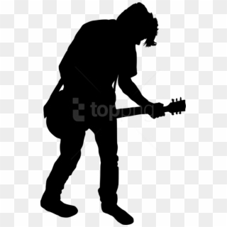 Free Png Electric Guitar Player Png - Guitar Player Silhouette Png Clipart
