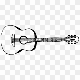 Free Download - Guitar Drawing Transparent Background Clipart