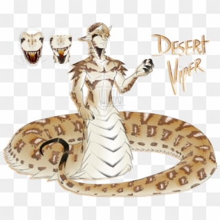 Rattlesnake Clipart Desert Snake - Horned Desert Viper Drawing - Png Download