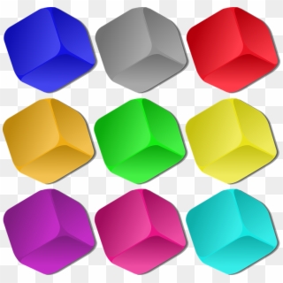 Ice Cube Clipart Cube Object - Clipart Cubes - Png Download