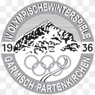 Garmisch-partenkirchen Winter Olympics - 1936 Olympics Logo Clipart