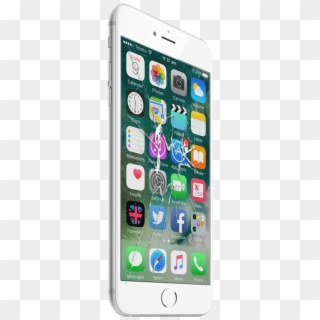 An Iphone 6 With Smashed Screen - Apple Iphone 7 Plus Silikon Kılıf Sis Mavisi Clipart