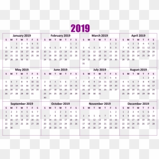 Free Png Download 2019 Calendar Png Wallpaper Png Images - 2011 Calendar Designs Clipart