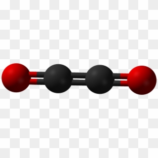 Dicarbon Dioxide 3d Balls - Carbon Dioxide Molecule Clipart