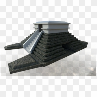 A Model Of A Game Ready Aztec Pyramid I'm Working On, Clipart