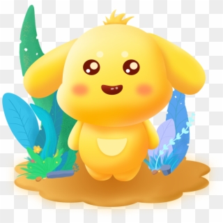 Vettore Giallo Carino Cane Png E Psd - Cartoon Clipart