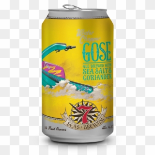 7 Seas Brewery's Gose Craft Beer Can Design - Sikhye Clipart