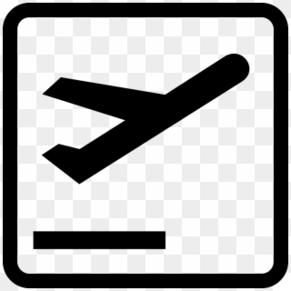 Airplane Computer Icons Download Airport - Departure Clipart - Png Download