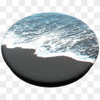 Black Sand Beach, Popsockets - Circle Clipart