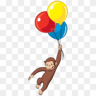 28 Collection Of Curious George With Balloons Clipart - Curious George Balloons Png Transparent Png