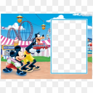 Free Png Best Stock Photos Mickey Goofy Transparent - Disney Photo Frame Png Clipart