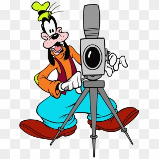 Pin By Phreekshow - Goofy In Cartoon With The Camera Clipart