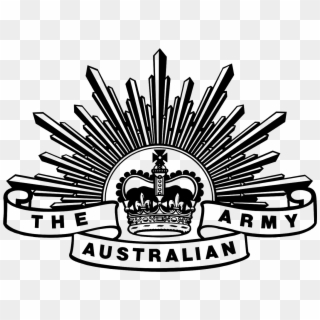 The Australian Army Logo Vector - Australian Army Rising Sun Badge Clipart