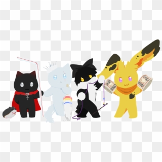 Here Is Team Rwby In The Style Of Katsu Cats By @dillongoo - Cartoon Clipart