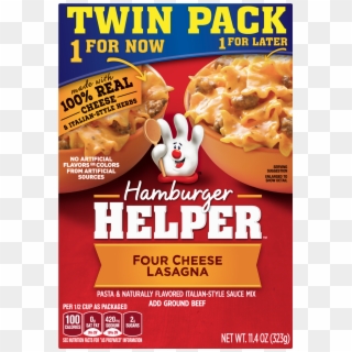 Hamburger Helper Four Cheese Lasagna Twin Pack, - Hamburger Helper Cheesy Taco Clipart