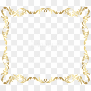 Free Png Download Border Frame Gold Transparent Clipart - Border Frame Transparent Background