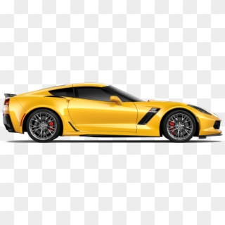 Banner Freeuse Library Z Supercar Luxury Car Chevrolet - 2018 Corvette Side View Clipart