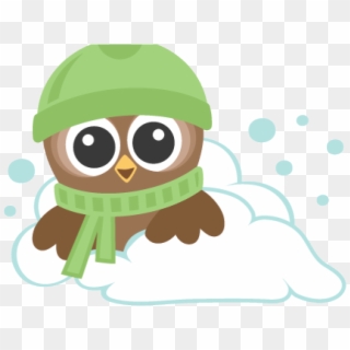 Owl Winter Clip Art - Png Download