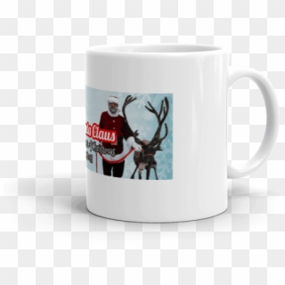 Santa Larry Claus Of Dallas Texas - Coffee Cup Clipart