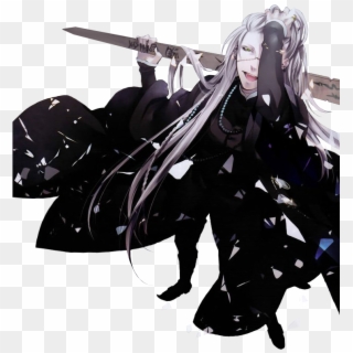 “wanted This Particular Image Of Undertaker To Be Transparent - Undertaker Black Butler Render Clipart