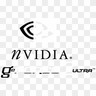 Nvidia Geforce2 Ultra Logo Black And White - Nvidia Logo Clipart
