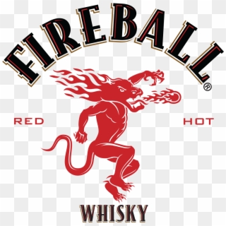Fireball Cinnamon Whiskey Logo Clipart