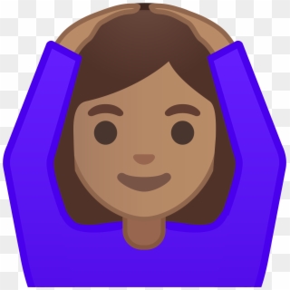 Open - Emoji Mano Levantada Clipart