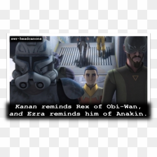 Kanan Reminds Rex Of Obi Wan, And Ezra Reminds Him - Pc Game Clipart