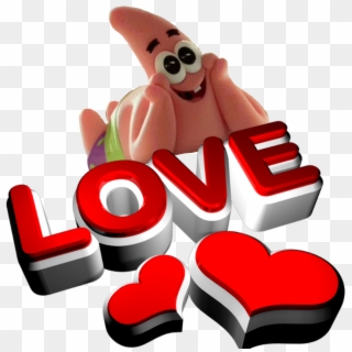 Patrick Star Spongebob Boboesponja Amor Love Paixão Clipart