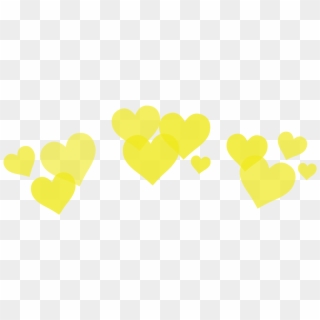 H E A R T S P N G - Yellow Heart Crown Png Clipart
