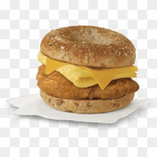 Chicken, Egg & Cheese Bagel - Chick Fil A Breakfast Sandwich Clipart
