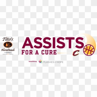 Assists For A Cure Presented By Tito's - Graphic Design Clipart