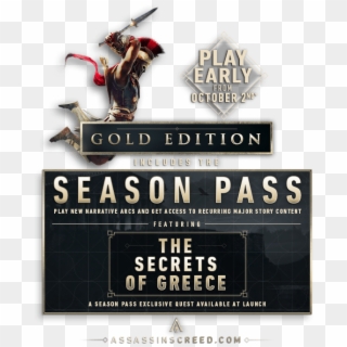 Assassins Creed Gold - Assassin's Creed Odyssey Gold Edition Png Clipart