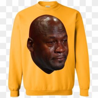 Crying Jordan Sweatshirt Clipart