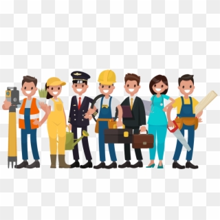 Staff - Animated People With Jobs Clipart