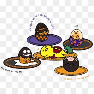 Source Gudetama The Lazy Egg Halloween Sanrio Png Gudetama - Gudetama Halloween Clipart