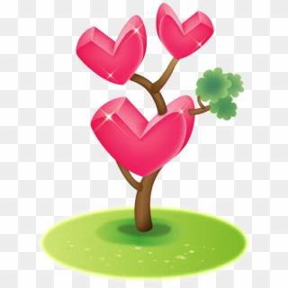 Hand Drawn Heart Shaped Tree Transparent - Friendship Day Wishes For Friend Clipart