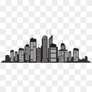 Cityscape Png - Building Silhouette Vector Png Clipart